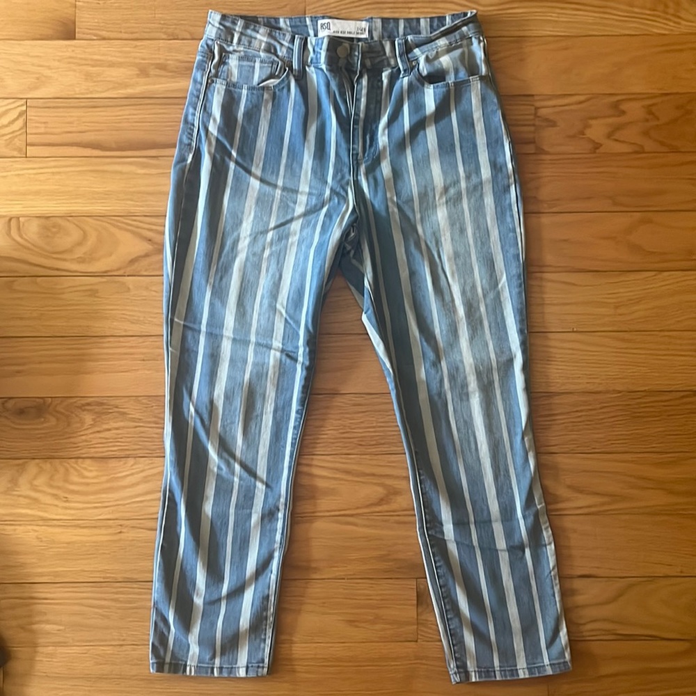 RSQ Striped Jeans